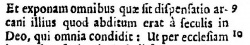 Latin translation of the Syriac at Ephesians 3:9 in Brian Walton's 1657 Polyglot
