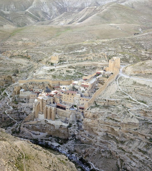 Image:Palestine-2013-Aerial-Mar Saba Monastery.jpg