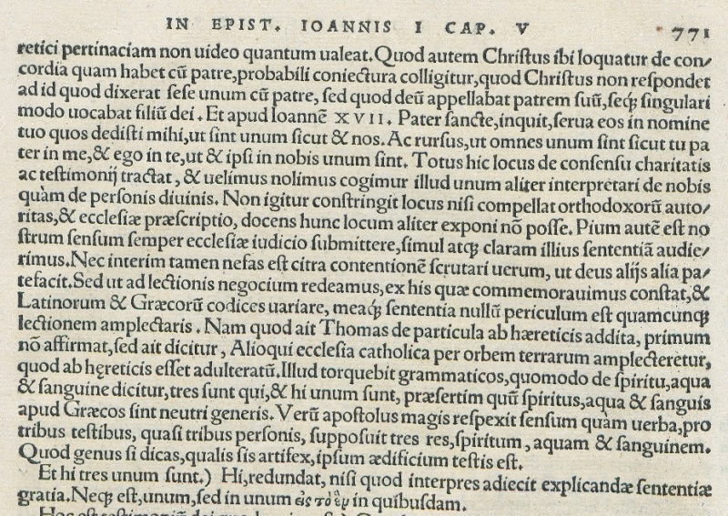 Image:Erasmus 1 John 5.7 1535 Annotations4.jpg