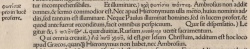 Ephesians 3:9 in the Annotations of the 1519 Novum Testamentum omne of Erasmus.