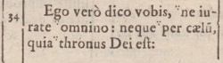 Matthew 5:34 in Beza's 1598 Latin New Testament