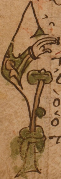 Initial epsilon in Lectionary 226, folio 20 verso