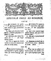 Romans 11:33-12:1 in Knittel's edition of Codex Carolinus