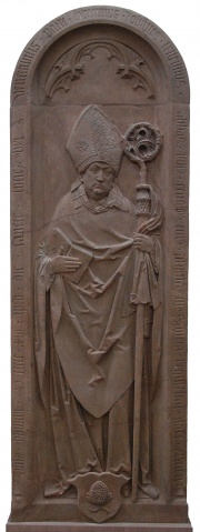 Tomb Relief of Johannes Trithemius by Tilman Riemenschneider