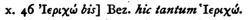 Mark 10:46 in Scrivener's 1881 Appendix at the end of his 1881 Greek New Testament