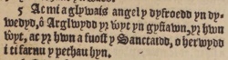 Revelation 16:5 in the 1588 Welsh Bible[5].
