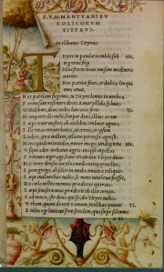 The Rylands copy of the Aldine Vergil of 1501, the first of the standard octavo Aldines