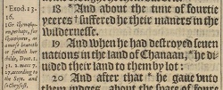 Acts 13:18 in the 1611 King James Version