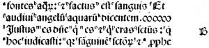 Revelation 16:5 in the 1514 LatinComplutensian Polyglot