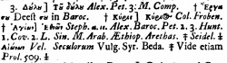 Revelation footnote 15:3 in Greek in the 1707 Greek New Testament footnote of John Mill