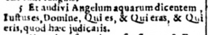 Revelation 16:5 in Latin in the 1639 Biblia Sacra of Immanuel Tremellius