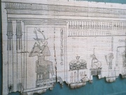 A section of the Egyptian Book of the Dead written on papyrus