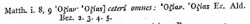 Matthew 1:9 in Scrivener's 1881 Appendix at the end of his 1881 Greek New Testament