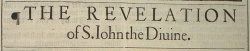 Revelation Title in the 1611 King James Version