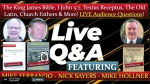 LIVE Audience Q&A on the King James Bible, the Old Latin, I John 5:7, the Church Fathers & More! here.
