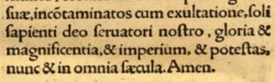 Jude 1:25 in the 1519 Latin New Testament of Erasmus