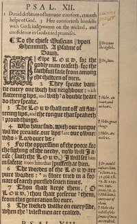 Psalm 12 in the 1611 King James Version