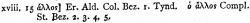John 18:15 in Scrivener's 1881 Appendix at the end of his 1881 Greek New Testament